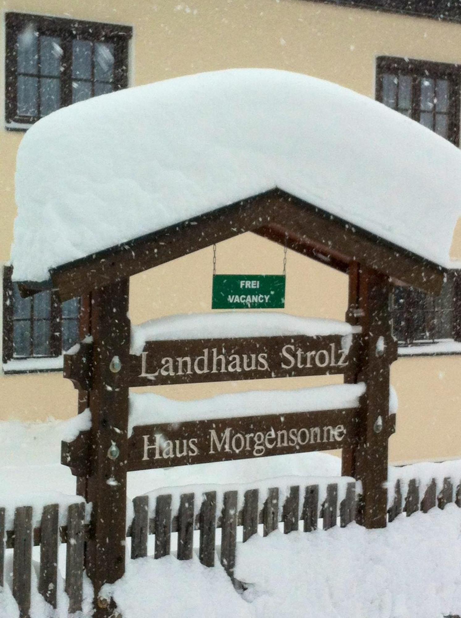 Landhaus Strolz ซังคท์อันทอนอัมอาร์ลแบร์ก ภายนอก รูปภาพ